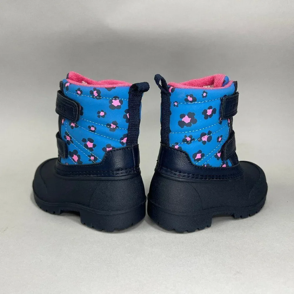 Carter's Winter Snow Boots Girl's 5M‎ Blue Deltha Waterproof Insulated